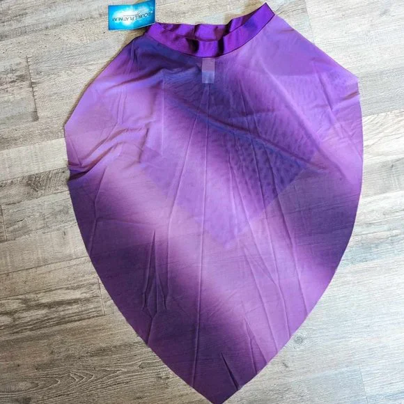 NWT - Girls Ombre Mesh Handkerchief Skirt * M/L - Picture 7 of 8